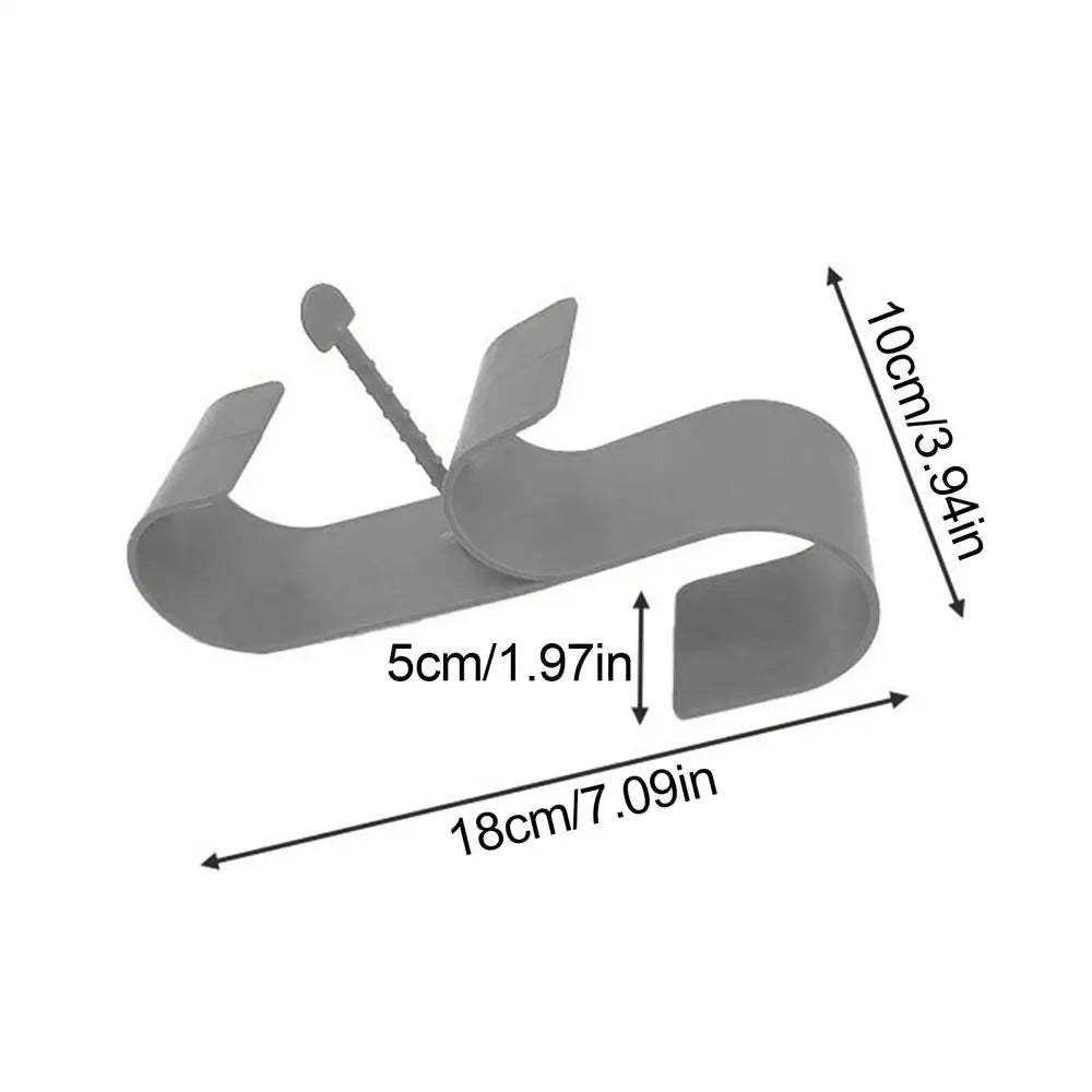 Pool Equipment Hooks Stable Adjustable Hose Hook Equipment Storage Ground Pool Pole Hange Swimming Pole Hooks Accessories Oasis Select Gray trumpet