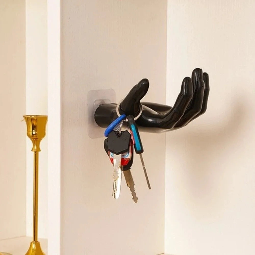 Hand Shape Wall Mounted Storage Rack – Bathroom & Office Hook