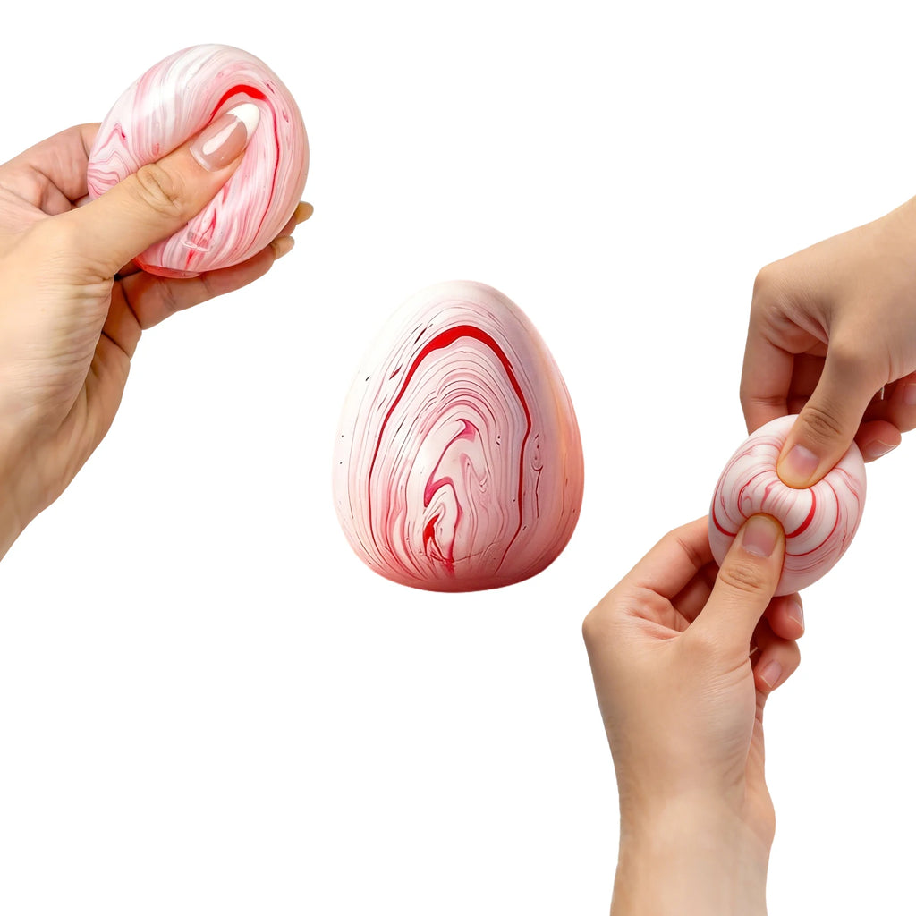 Marbled Egg Squishy Slow Rising Sensory Fidget Squeeze Toy