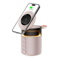 Multi-functional Night Light Speaker Magnetic Wireless Charger For Apple Watch&iPhone 17 16 15 14 13 12 Pro Max&AirPods 4/3 Pro Oasis Select Pink