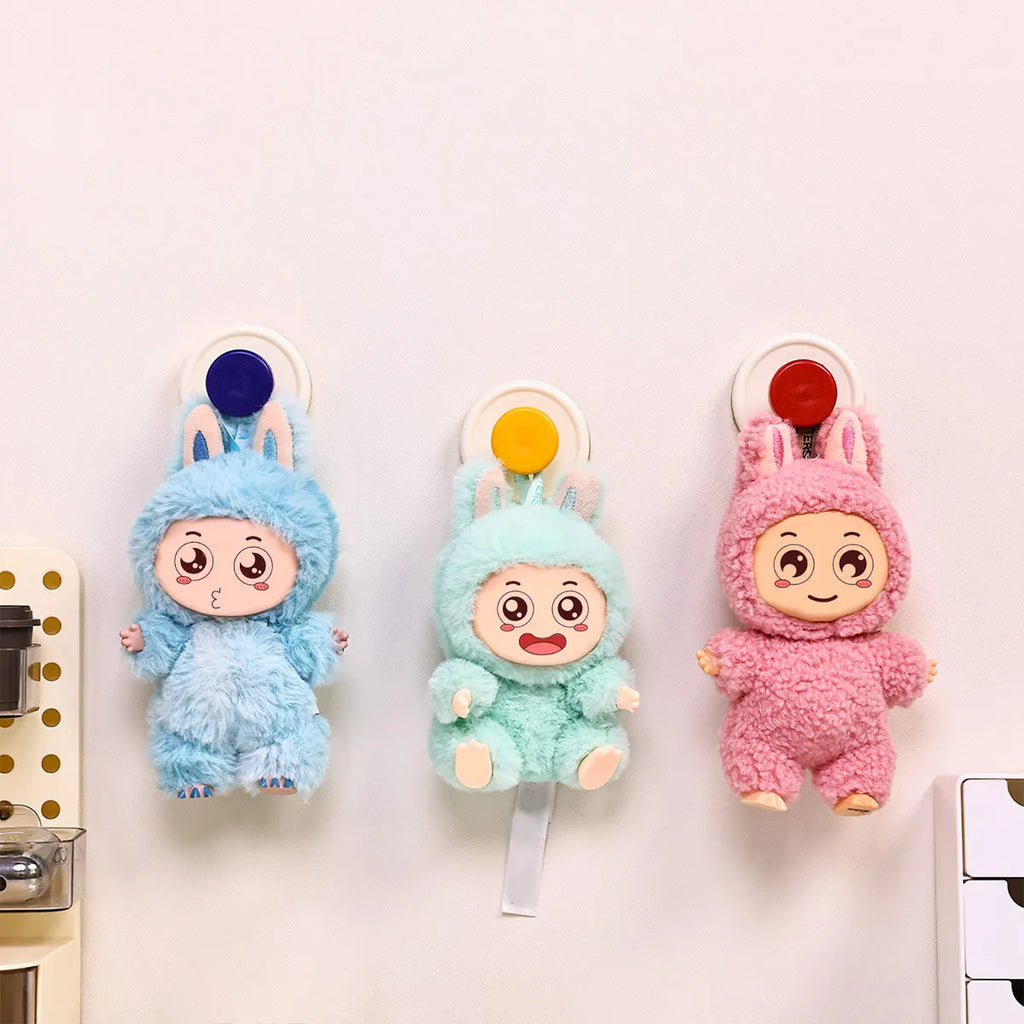 Colorful strong suction cup hook, no punching bathroom kitchen hook - movable, suitable for keys, towels, bags, dolls Oasis Select