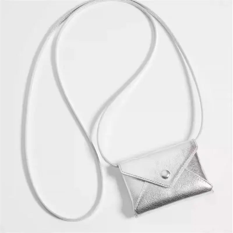 Fashion Mini Crossbody Bag Creative PU Leather Waist Bag Envelope Wallet Small Coin Bag Card Holder For Girl Gifts Oasis Select A6