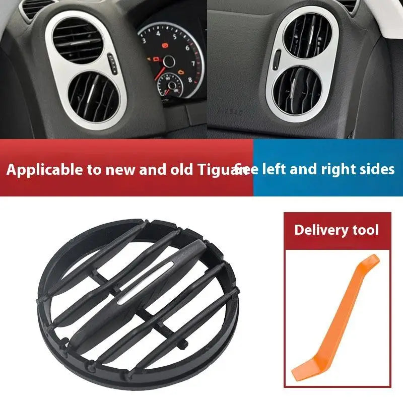 1Pcs Car Air Conditioning Folding Accessories For 2010-2017 Air Vent Cover Auto Interior Air Conditioning Vents Grille Oasis Select A1