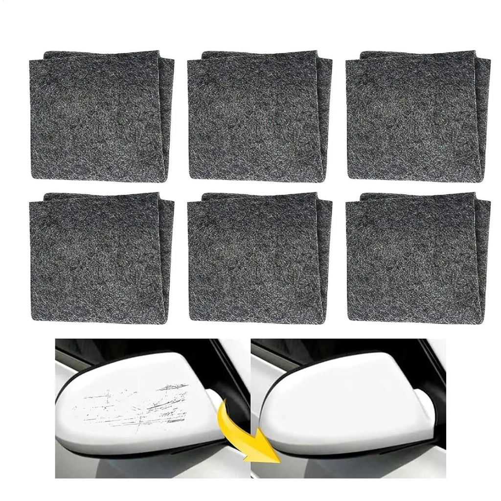 Car Scratches Remover Cloth 6Pcs Nano Car Scratch Remover Reusable Nanosparkle Cloth Restores Color Auto Scratch Remover Oasis Select