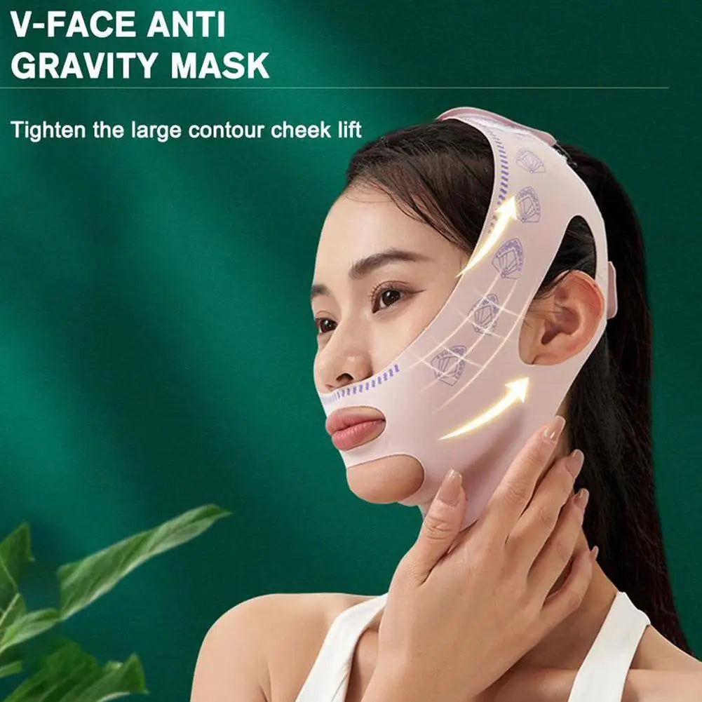 V-Line Face Sculpting Sleep Mask – Chin & Jaw Lifting Band