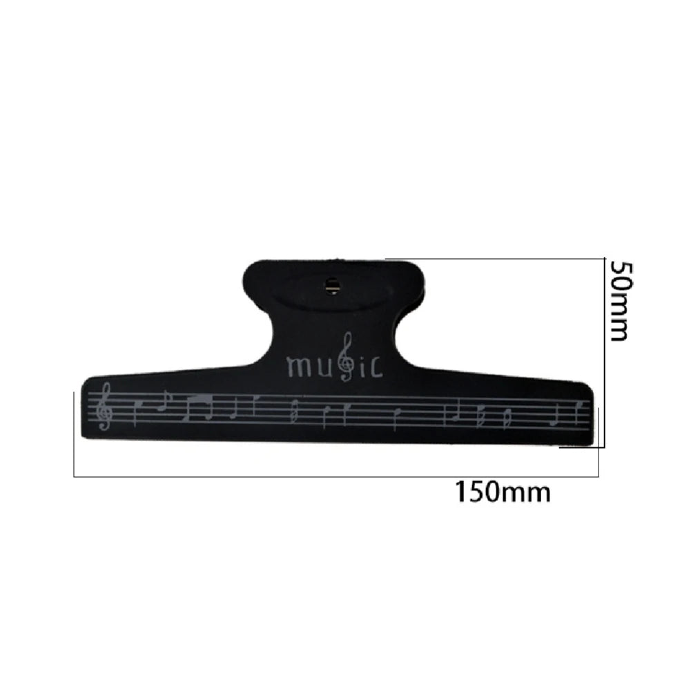 1pc Sheet Music Clip 150*50mm Music Score Fixed Clips Sheet Holder For Piano Guitar Violin Instruments Accessories Oasis Select