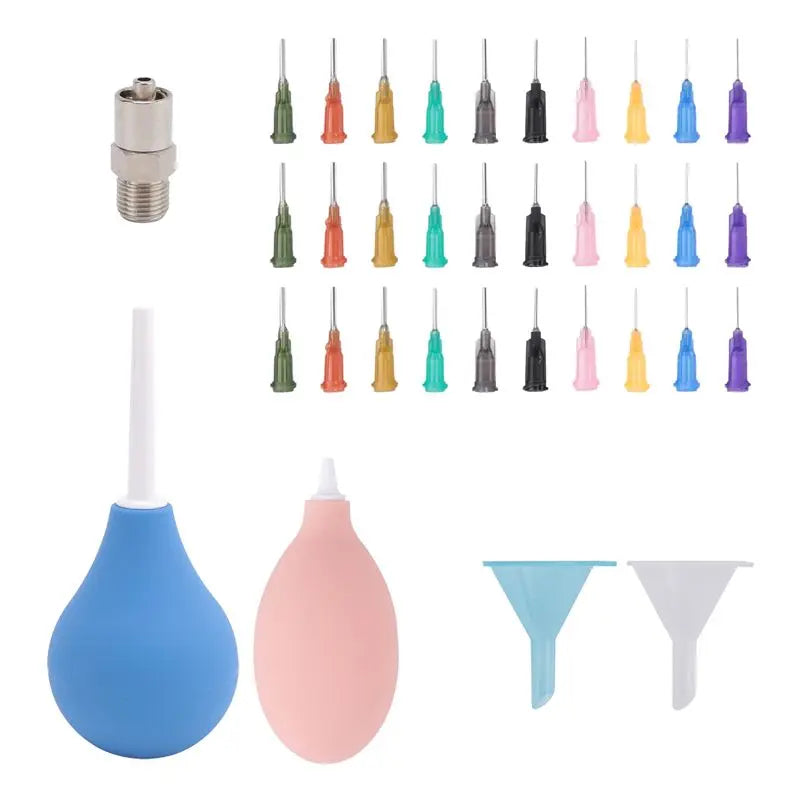 LIKE WISH Precision Tip Applicator Bottle Metal For Pottery Glaze Sliding Tail Pottery Glaze Squeeze Bottle For Clay Sup Oasis Select