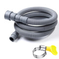 New Flexible Washing Machine Drain Hose Corrugated Grey Washing Machine Tube Thickened Faucet Accessories Oasis Select 1.5m
