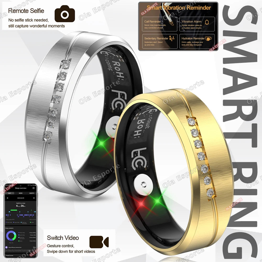 Ola Esporte Smart Ring – Heart Rate, Sleep & Health Monitor