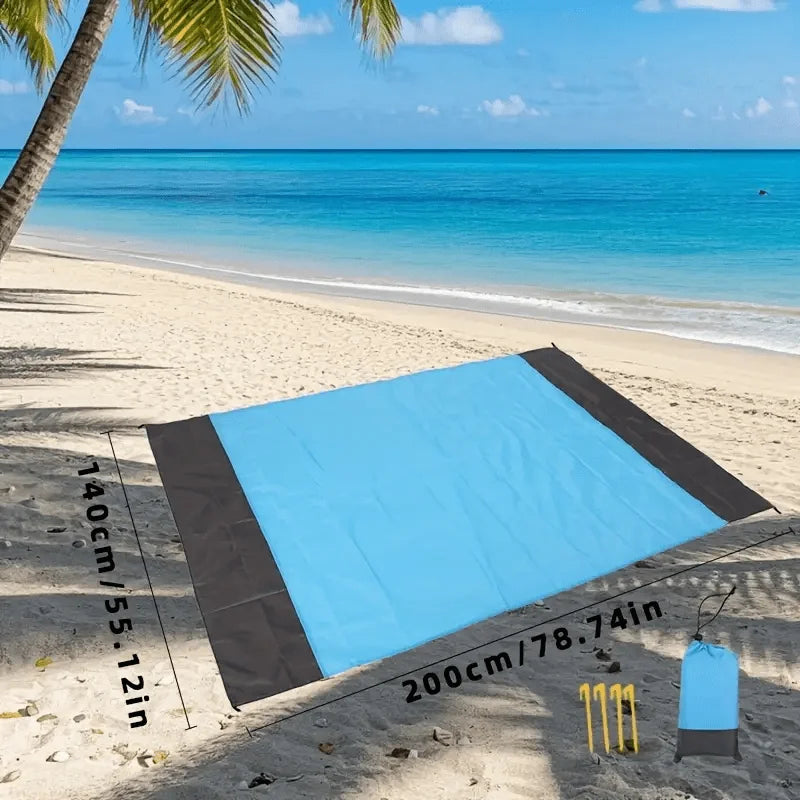Lightweight Picnic Mat, Extra Large Portable Beach Blanket for Family Camping, Hiking and Outdoor Travel Oasis Select