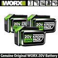New High-capacity 20V Worx 18000mAh Replacement Lithium-ion Battery，For WA3551 WA3551.1 WA3553 WA3641Rechargeable Tool Battery Oasis Select 5Pin-18Ah-3PCS