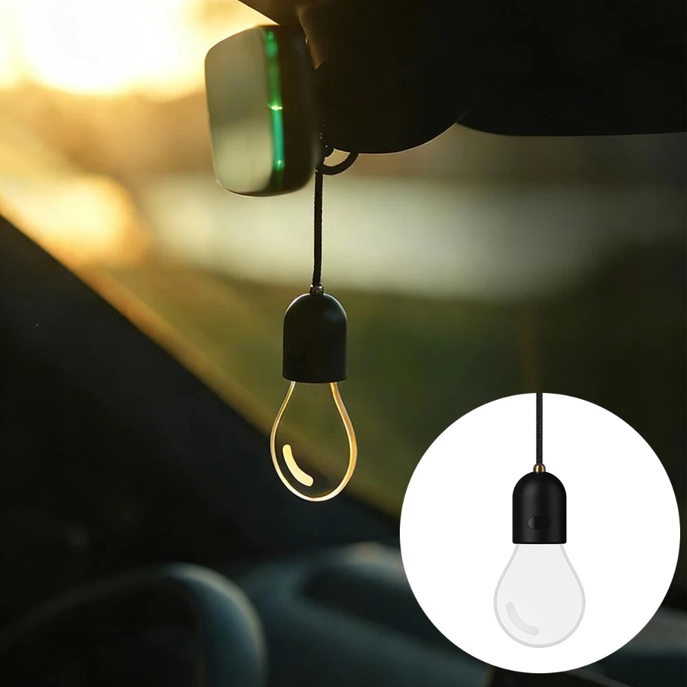 Car LED Atmosphere Bulb – Rearview Mirror Hanging Glow Lamp