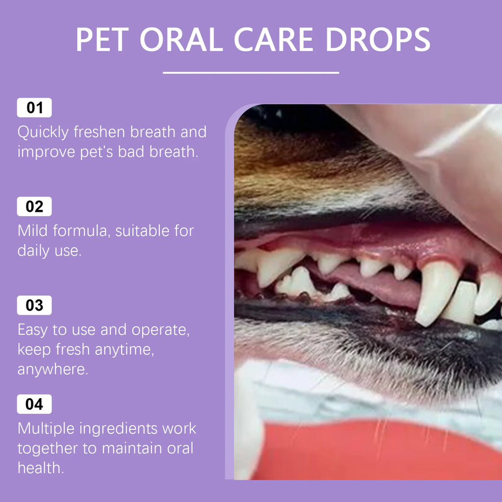 YEGBONG 50ml Pet Oral Spray – Fresh Breath, Plaque & Tartar Pet Dental Spray Oasis Select