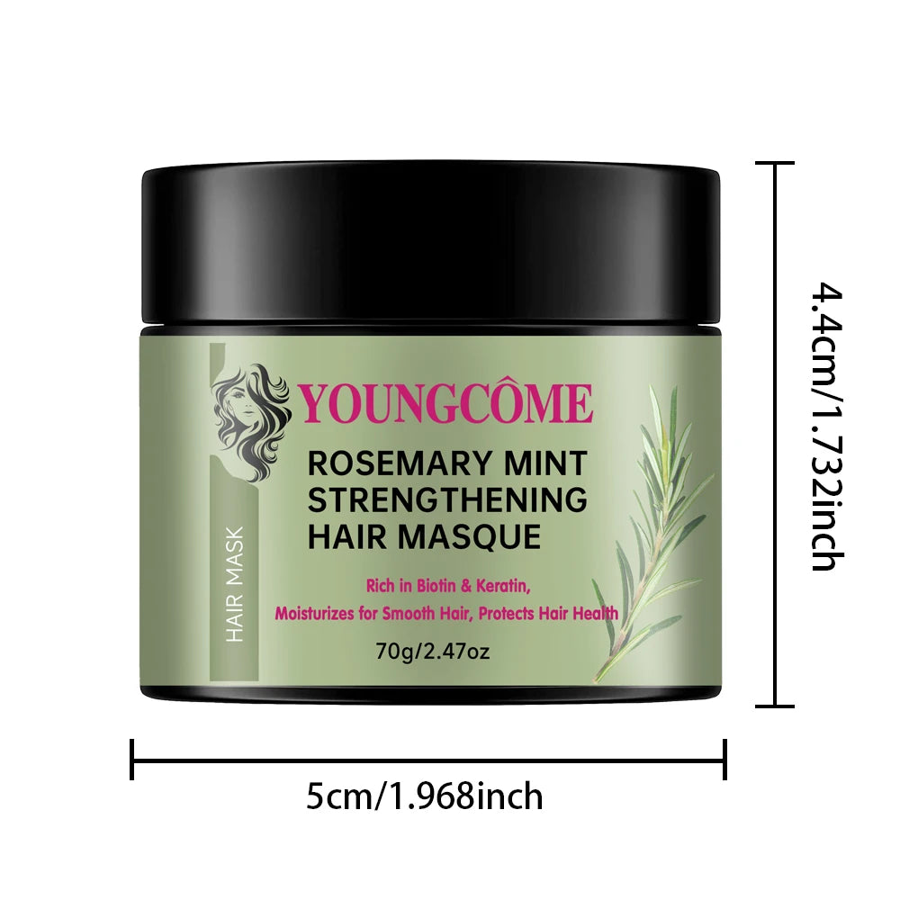 Rosemary Mint Strengthening Hair Mask | Smooth & Nourish