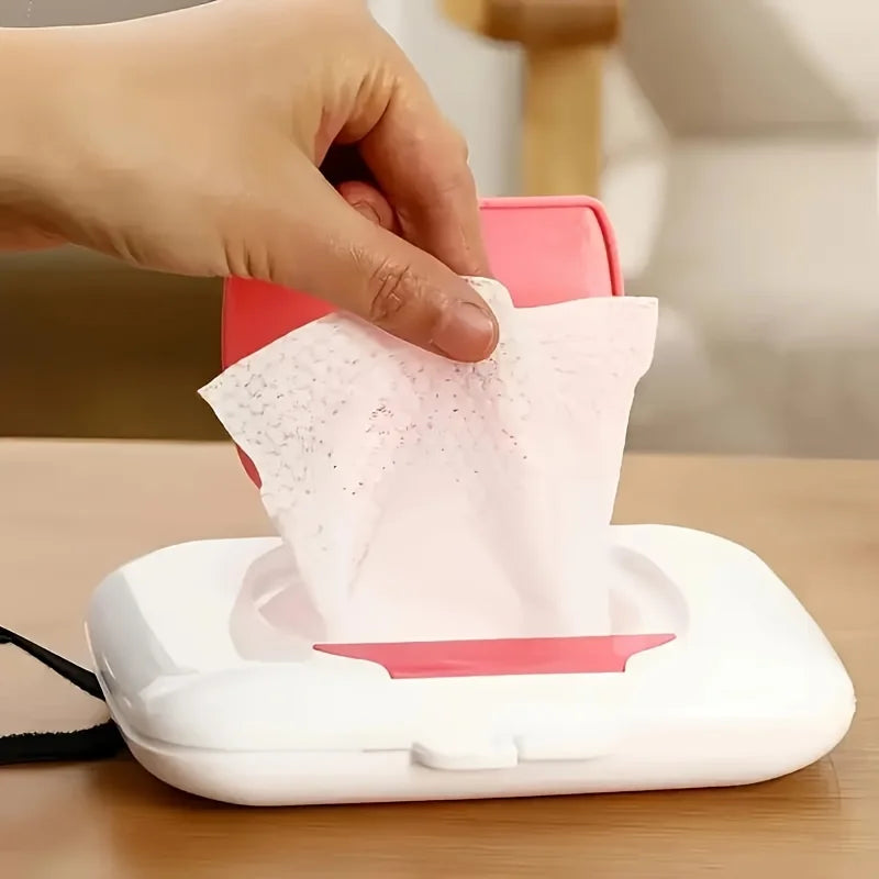 Portable Wet Wipes Dispenser Box Durable Lightweight Travel Essentials For Outdoor Camping And Daily Use Oasis Select