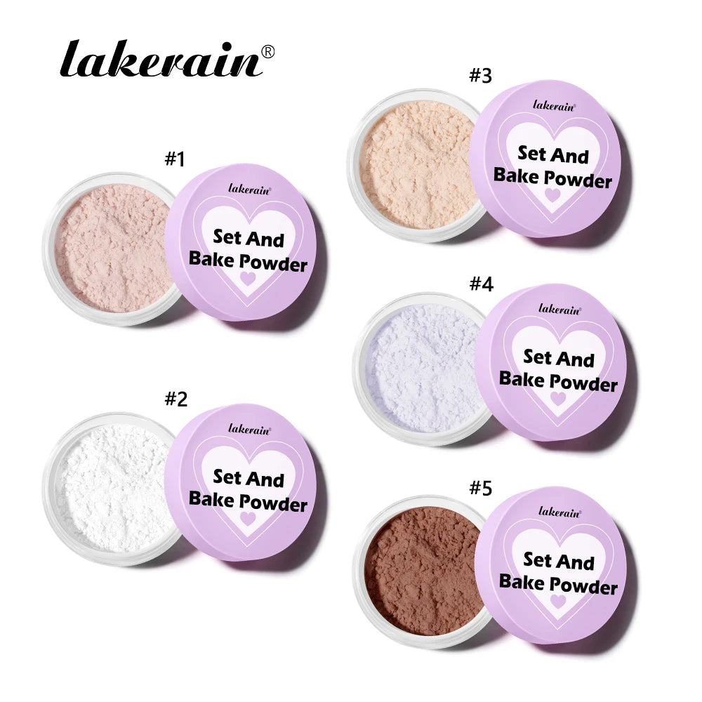 Setting Powder Waterproof Sweat Resistant And Oil Resistant Makeup Powder Setting Powder Natural And Long-lasting Matte Finish Oasis Select