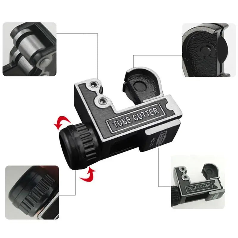 Mini Tube Cutter 3-16/22/28mm Manual Pipe Cutting Tool for Copper Stainless Steel Pipe Plumbing HVAC with Sharp Blade Oasis Select