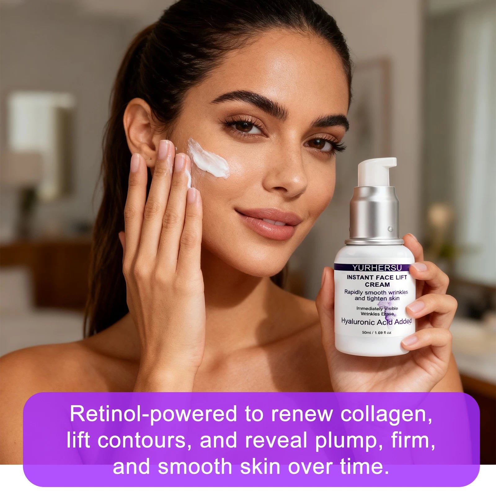 YURHERSU Retinol Tightening Cream – Face & Neck Day Night Retinol Face Cream Oasis Select