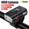 KDULIT 1000LM T6 LED Bike Headlight | USB Rechargeable MTB Light