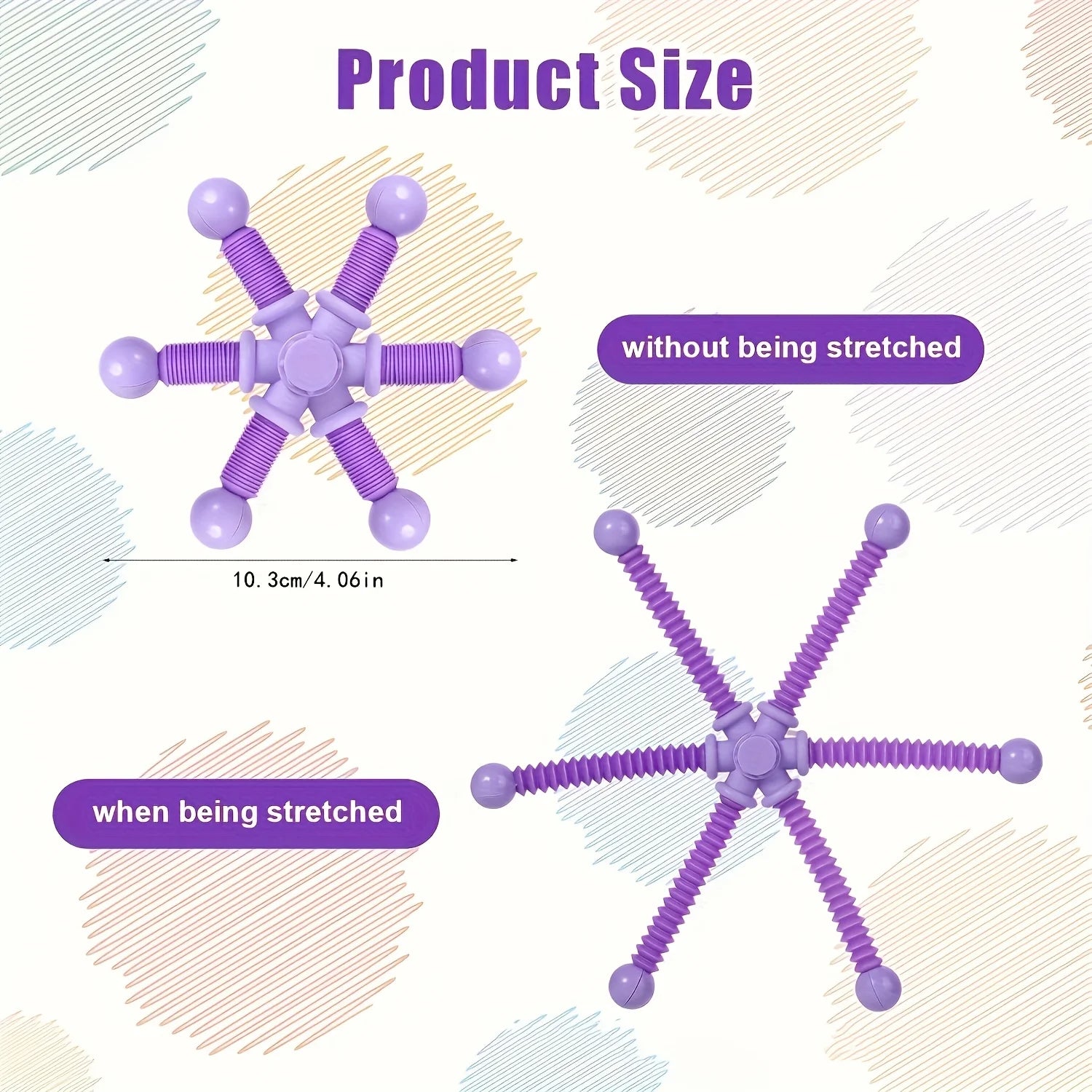 1pc Fidget Spinner Toy - Sensory Relax for Youngsters & Adults, Rotating stress relieving toy, Perfect for Easter Baskets Oasis Select