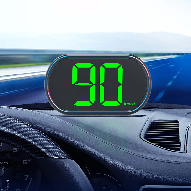 Truck HUD Digital Speedometer Display Safe Driving Assistant LED Car Speed Gauge Oasis Select