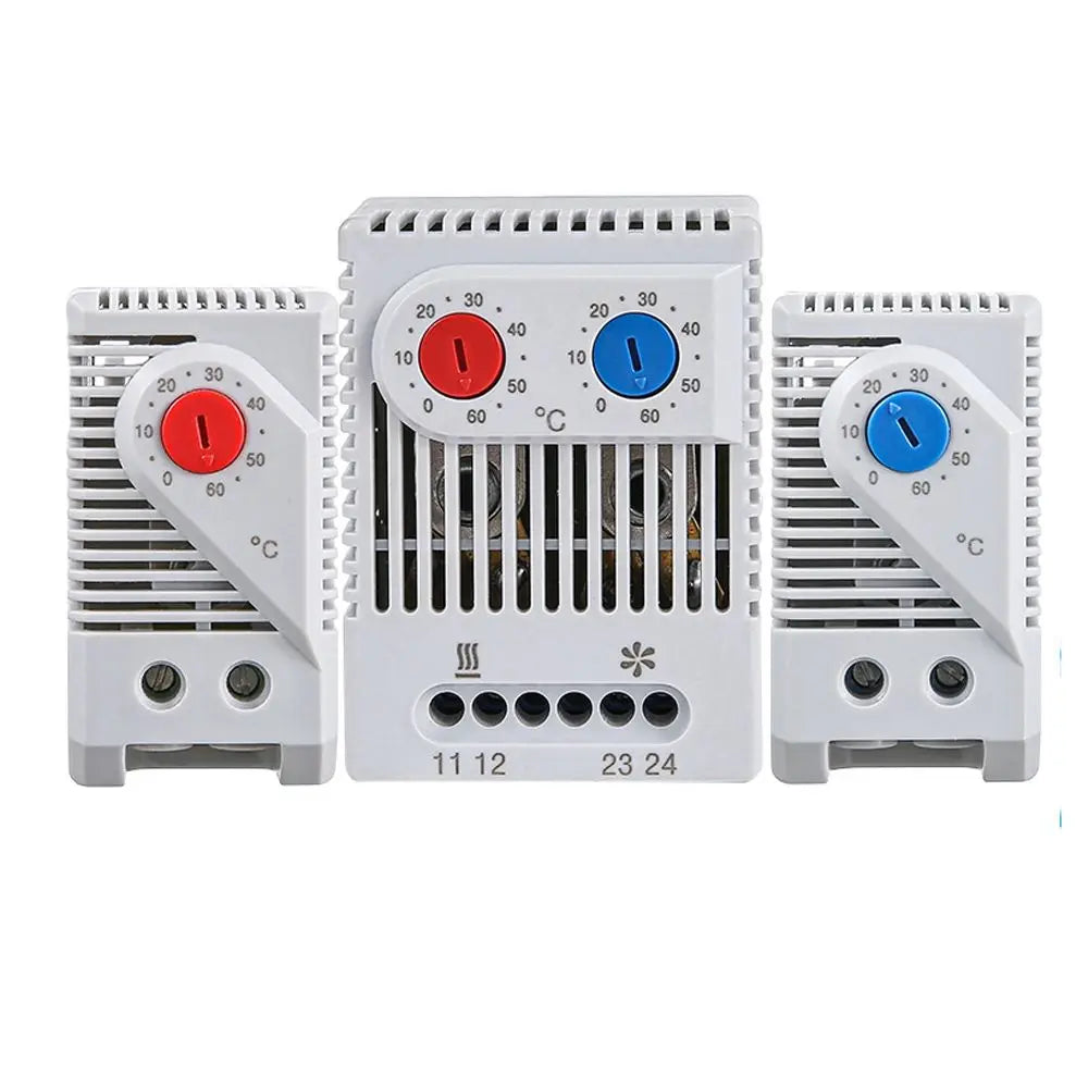 ZR011 Bimetallic Cabinet Thermostat | 0–60°C DIN Rail Mount