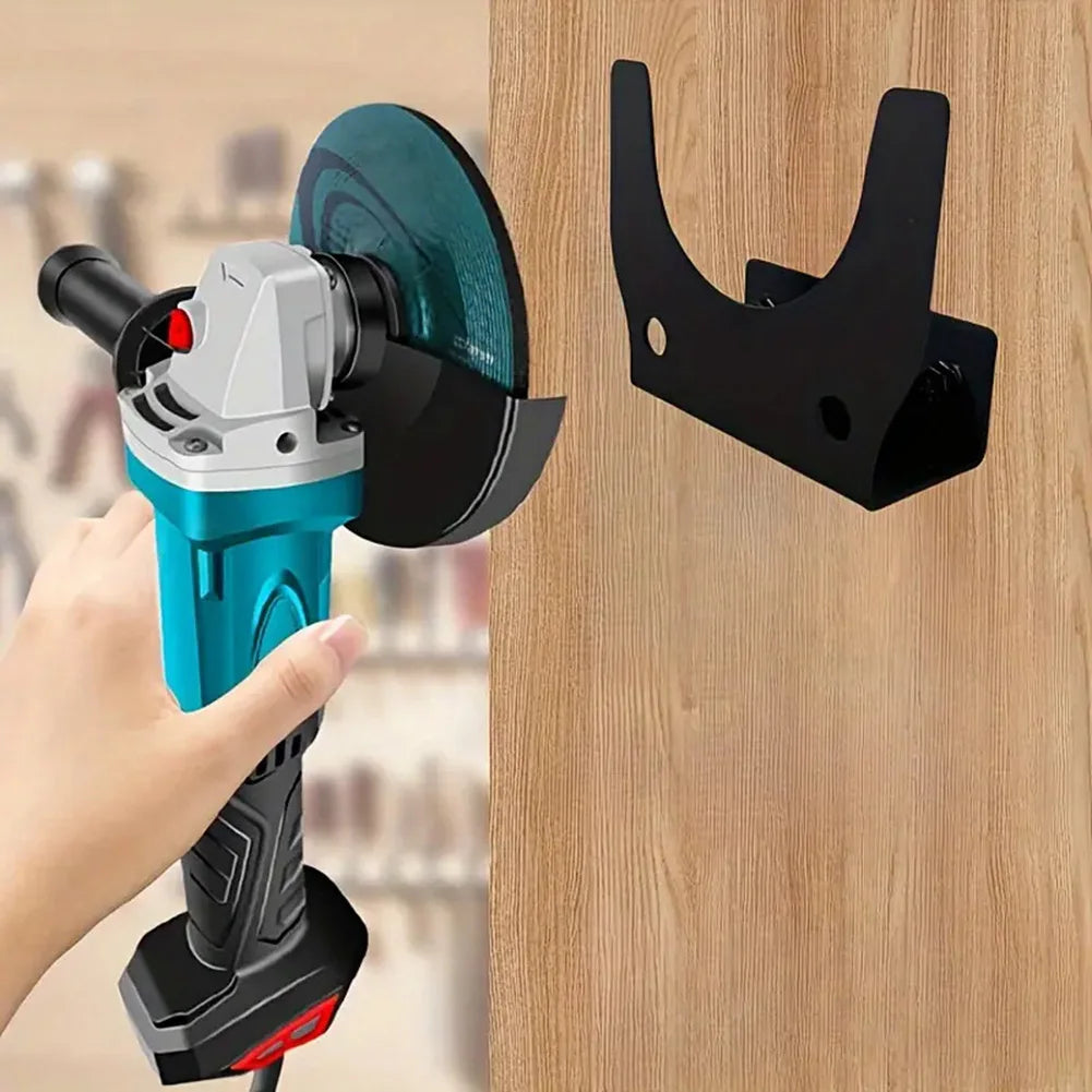 1pc Angle Grinder Holders Polisher Storage Racks Wall Mounted Hanger Bracket Angle Grinder Stand For Shops Workbench Oasis Select