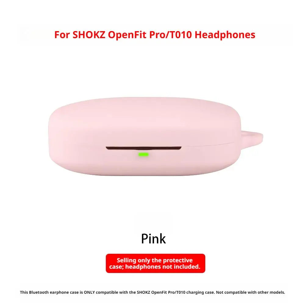 Silicone Protective Case for SHOKZ OpenFit Pro T010 Wireless Headphone Protector Case Cover Shell Housing Anti-dust Sleeve Oasis Select 07