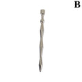 1Pc Stainless Steel Manual Acupuncture Pen Trigger Point Massager Deep Tissue Massage Tool For Body Meridian Pain Relief Oasis Select B