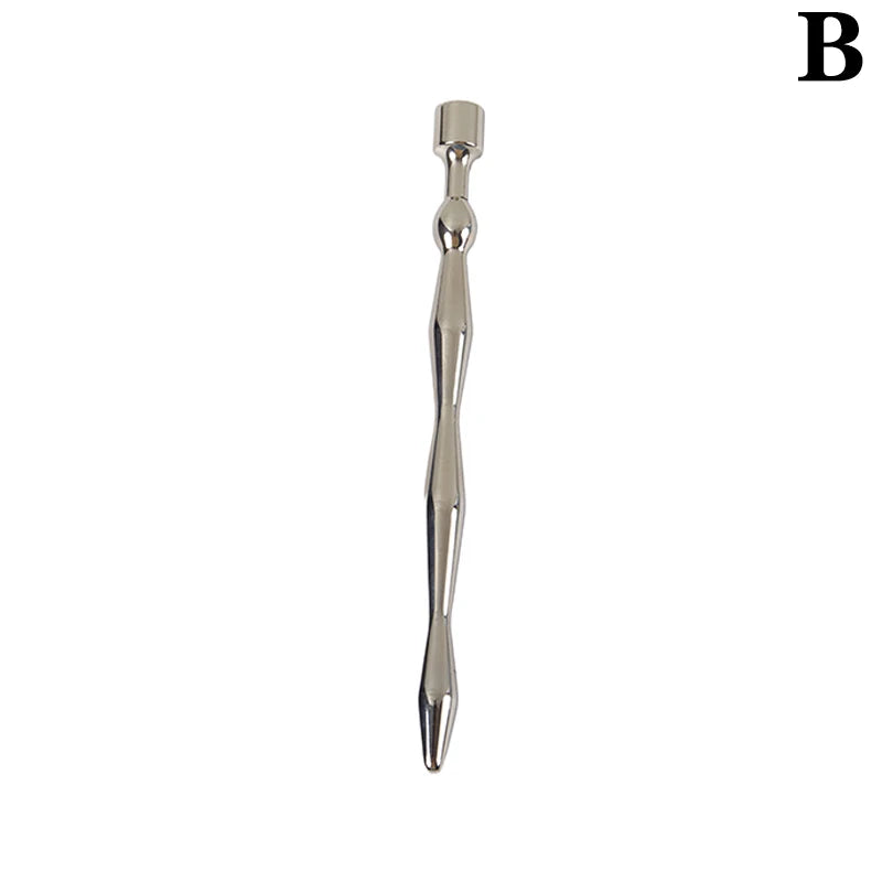 1Pc Stainless Steel Manual Acupuncture Pen Trigger Point Massager Deep Tissue Massage Tool For Body Meridian Pain Relief Oasis Select B