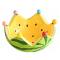 Watermelon Ceramic Fruit Bowl with Forks | Large Capacity