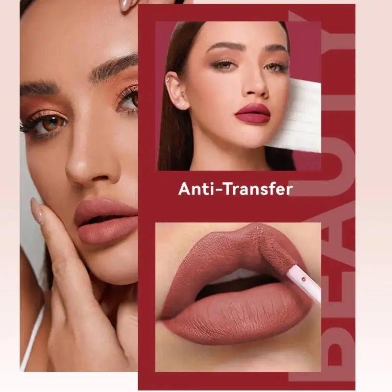 3-piece Set Make Up Velvet Lip Gloss Lipstick Matte Woman Makeup Long-lasting Waterproof Cosmetics Lips Glosses Beauty Tint Oasis Select