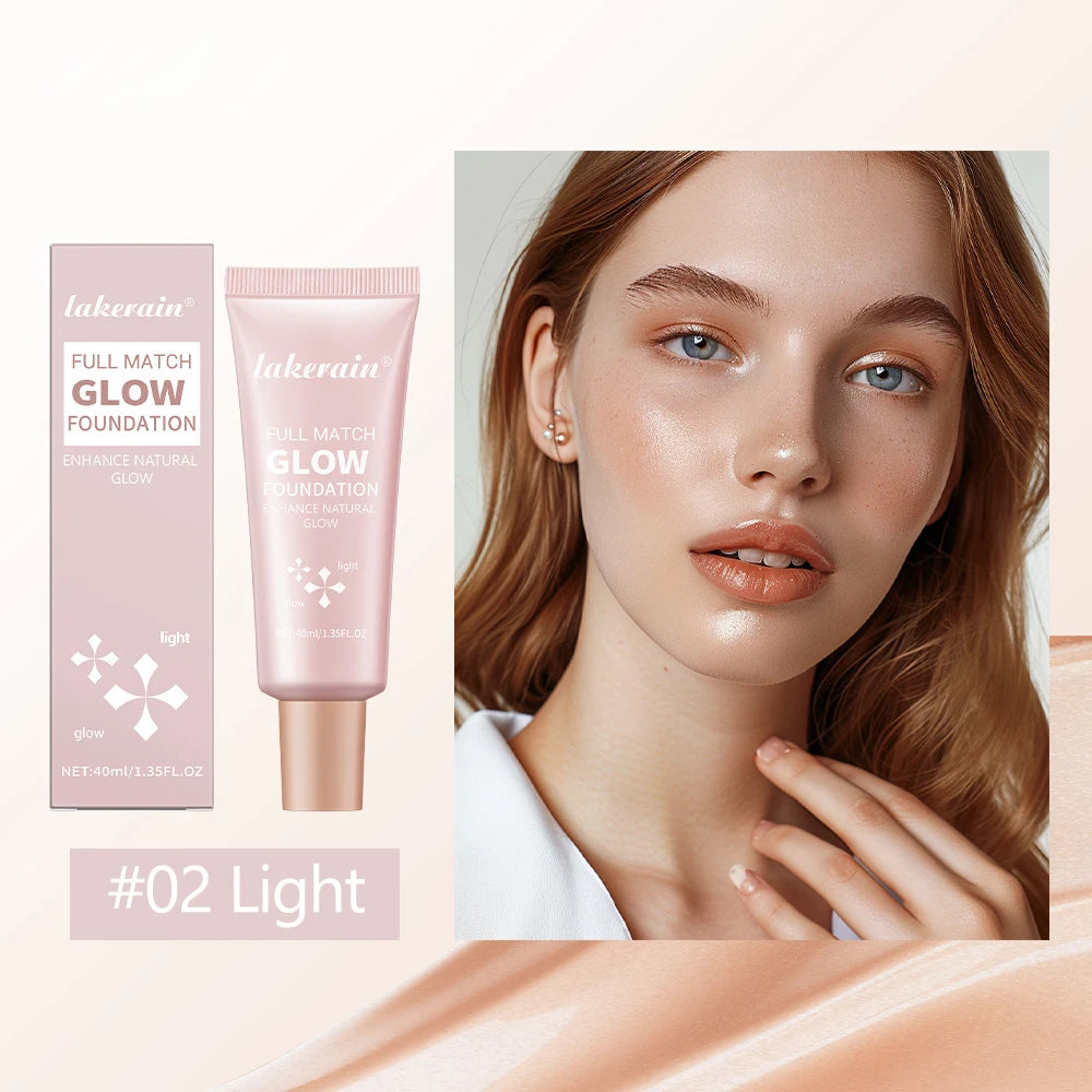 Natural Glow Enhancer Foundation Glowing Moisturizing Lightweight base Multi-purpose Face Body Glitter Cream Bronzer For Paris Oasis Select