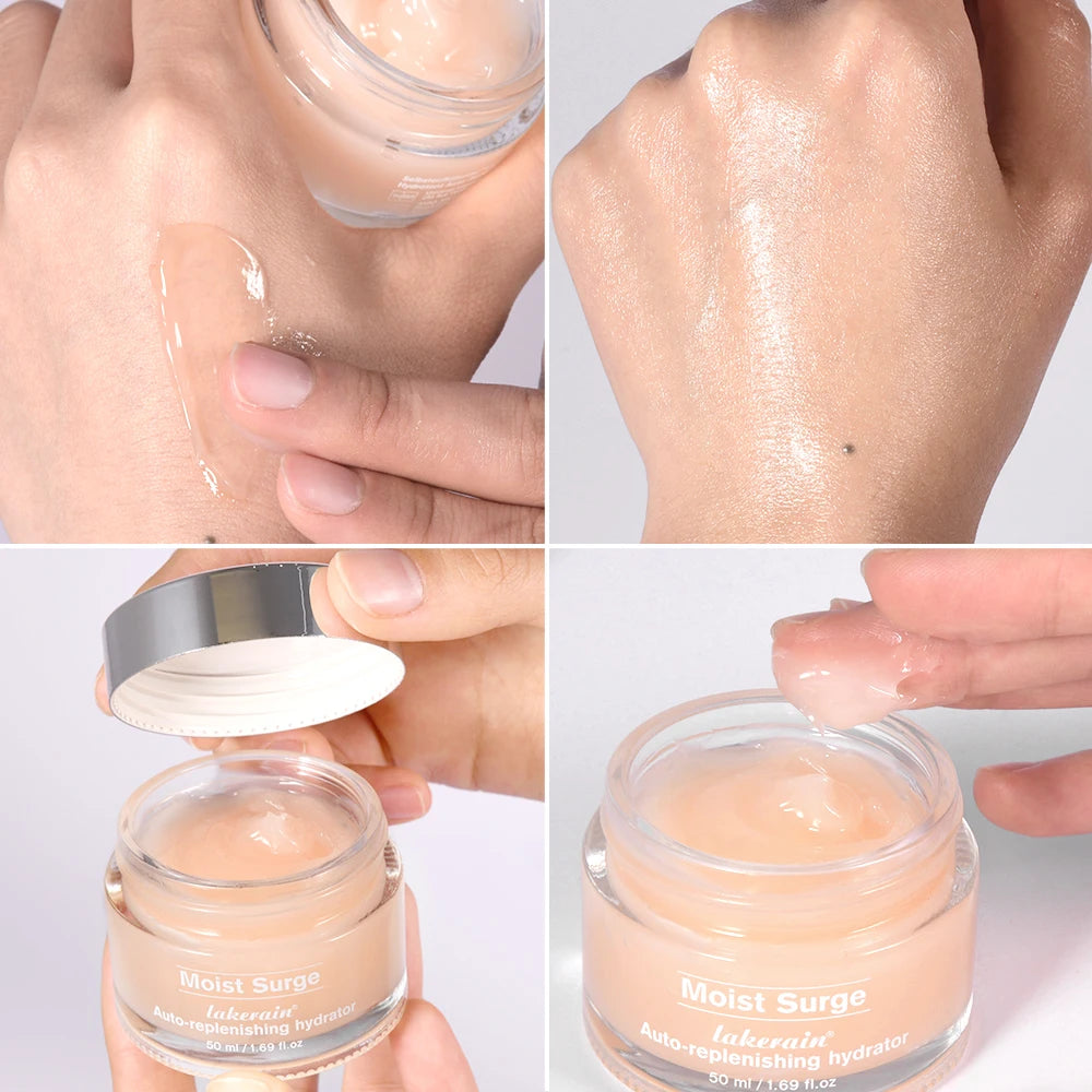 Auto-replenishing Hydration Cream Deep Moisturizing Refreshing Oil-Free Texture Quickly Absorb Long-lasting Hydration Face Cream Oasis Select