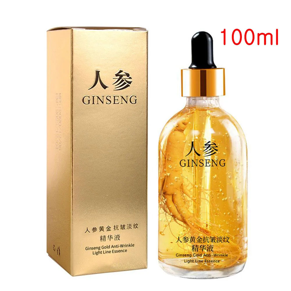 Gold Ginseng Face Essence Polypeptide Anti-wrinkle Lightning Moisturizing Facial Serum with Niacinamide Skin Care Oasis Select 100ml