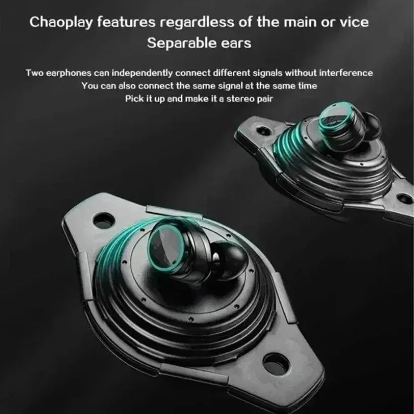 Wireless Noise Reduction HQ High Quality TWS Earphone M25 In-ear Type-C LED Display Recharge Earphone Headphone Oasis Select