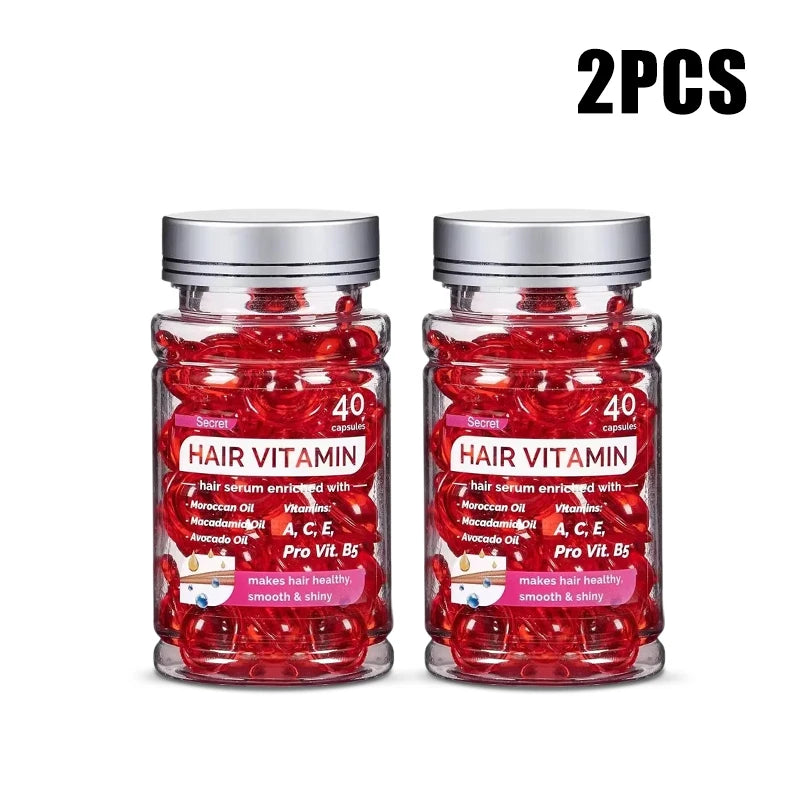 Eelhoe Moroccan Argan Vitamin Oil Hair Capsules – 40ct