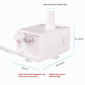 Hot Sale Water Pump Pet Cat Water Dispenser Anti Dry Burning Motor Cat Flower Water Dispenser Fish Tank Submersible Pump Oasis Select White