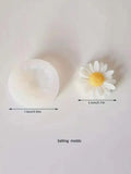 1/2pcs Daisy Candle Silicone Candle Mold for Candle Making Kit DIY Flower Handmade Candle Mold Oasis Select 1pc