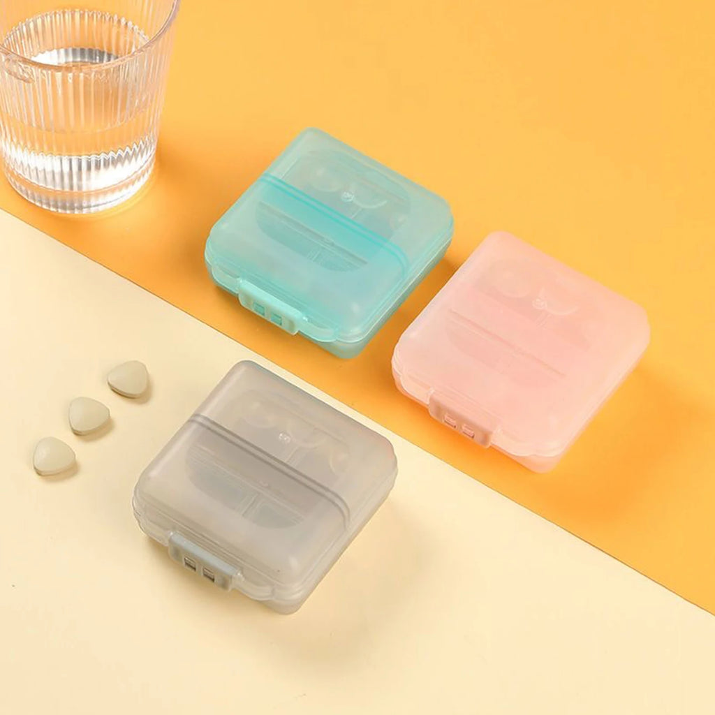 Portable Double-layer Buckle Packaging And Sealing, 6-cell Drug Compartment Storage Small Medicine Box Oasis Select