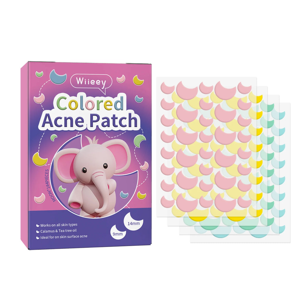Pimple Patch Invisible Clear Facial Acne Patch Covering Acne and Blemishes Cloud Circle Moon Stars Love Shaped Pimples Patches Oasis Select Moon