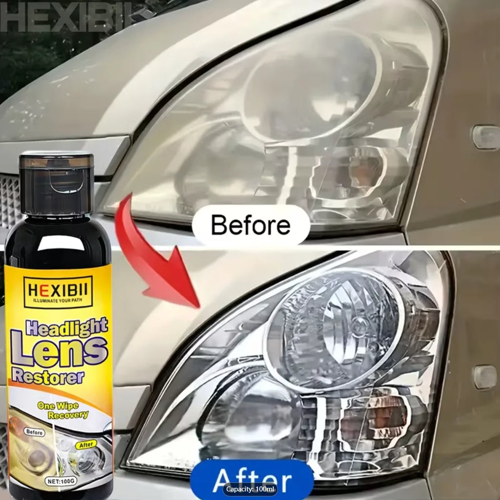Car Headlight Restoration Fluid – Crystal Coating, Removes Haze Headlight Restoration Kit Oasis Select