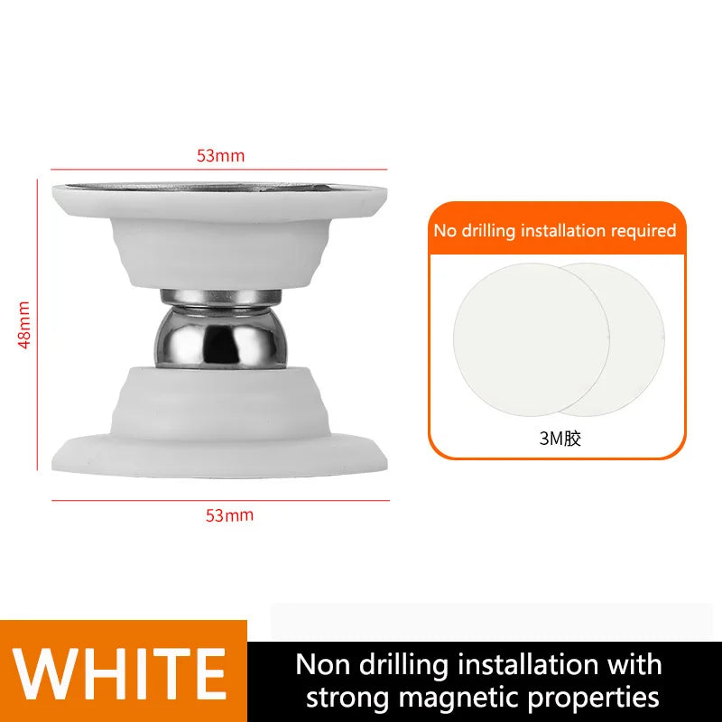 Silicone Door Suck Hotel Household Strong Magnetic Strong Mute Door Touch Silicone Anti-collision Door Stall Door Stopper Oasis Select Ivory
