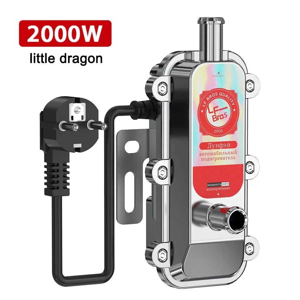 3000W Car Engine Heater Diesel Auto Engine Antifreeze Preheater 220V Truck Coolant Heater Parking Heater Car Heating Accessories Oasis Select D 1