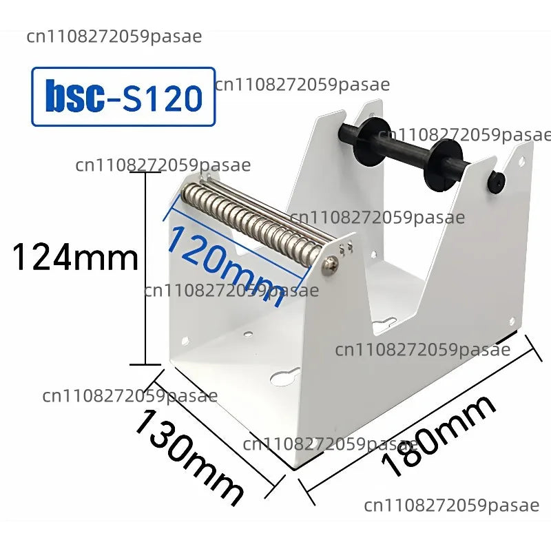 BSC-S120 Manual Barcode Label Separator 10–120mm | Sticker Peeler