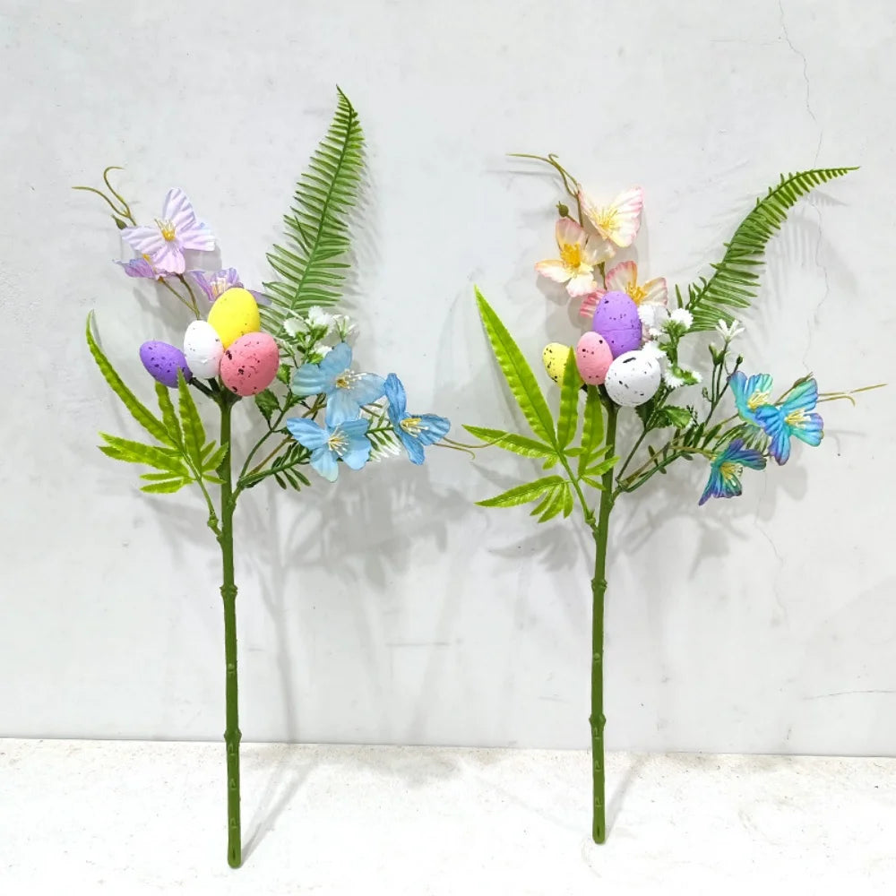 Easter Egg Flower Branch DIY Spring Tree Decoration | Rabbits
