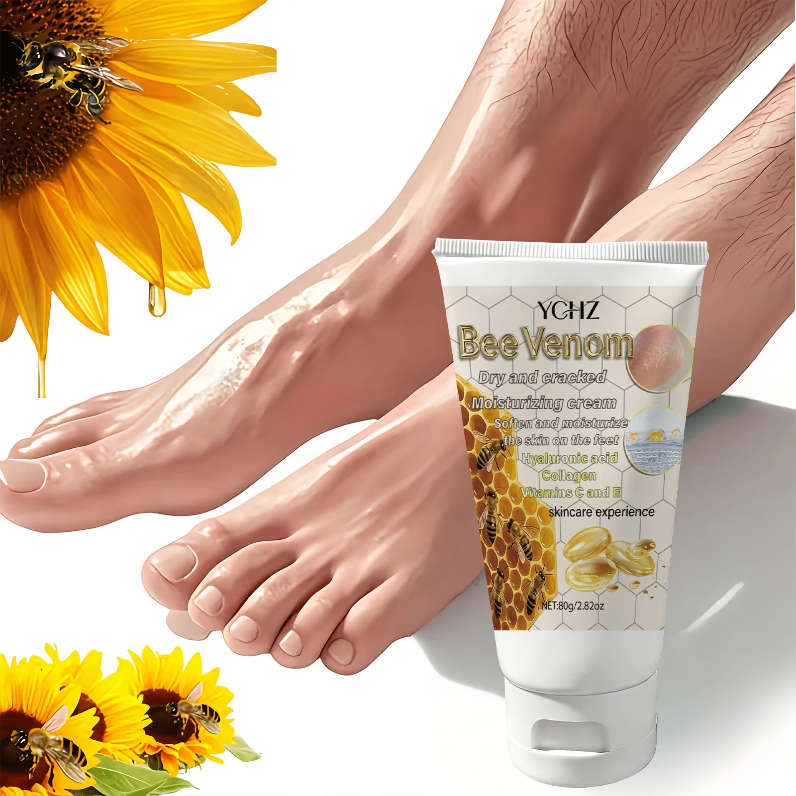 YCHZ Bee Venom Moisturizing Hand & Foot Cream 80g