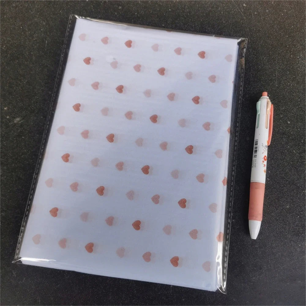 20Sheets 50*35cm Gift Wrapping Paper DIY Handmade Craft Star Love Dot Pattern Tissue Paper Floral Packaging Material Oasis Select D-20 Sheet