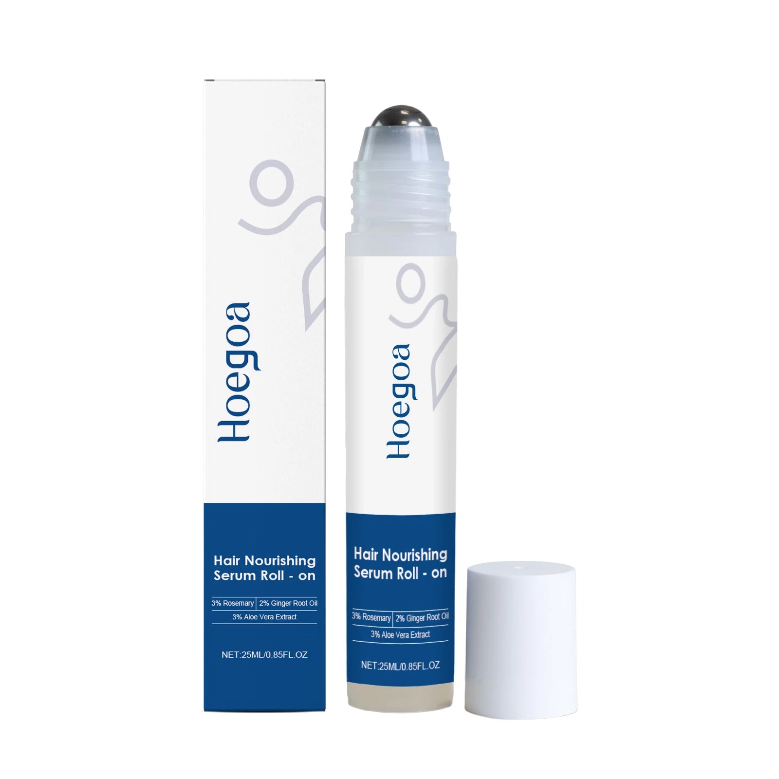 Rosemary Hair Nourishing Serum Roll-On Increase Hair Density Activate Hair Follicles Improve Scalp Health Hair Essence Care Oasis Select 25ml boxed