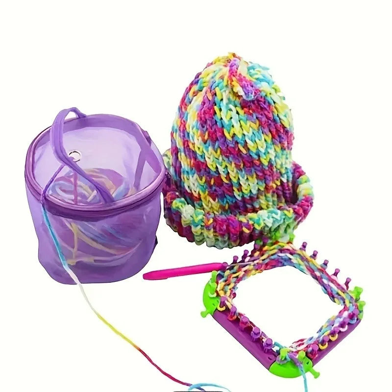 1pc Colorful Nylon Mesh Knitting & Crochet Storage Bag with Zipper Closure - Durable Craft Organizer for Yarn, Hooks, Needles Oasis Select